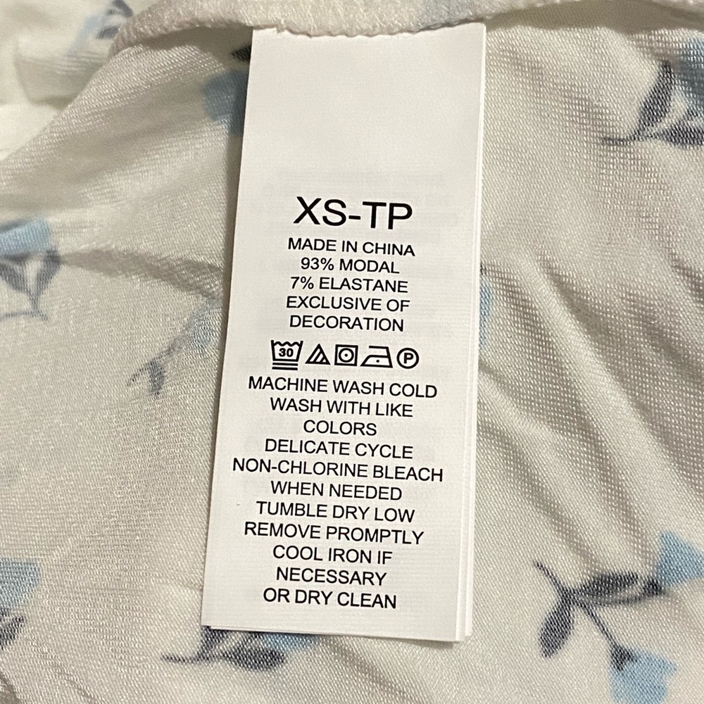 Kate Spade dainty bloom short sleeve pajama set - Picture 6 of 6